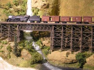 ho scale train scenery